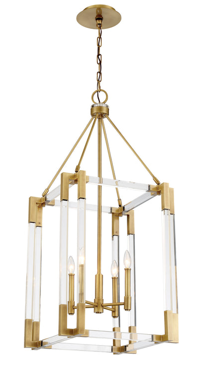 Metropolitan - N7354-790 - Four Lights Pendant - Prima Vista - Aged Antique Brass
