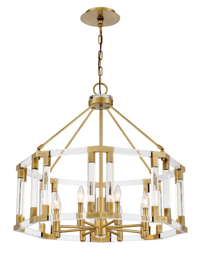 Metropolitan - N7358-790 - Eight Lights Chandelier - Prima Vista - Aged Antique Brass
