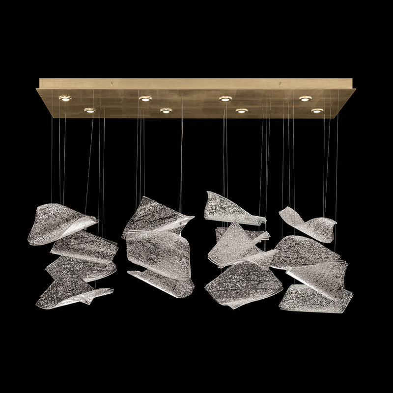 Fine Art - 894840-262ST - LED Pendant - Elevate - Gold Leaf