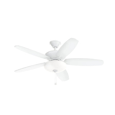 Kichler - 330161MWH - 52``Ceiling Fan - Renew Select - Matte White