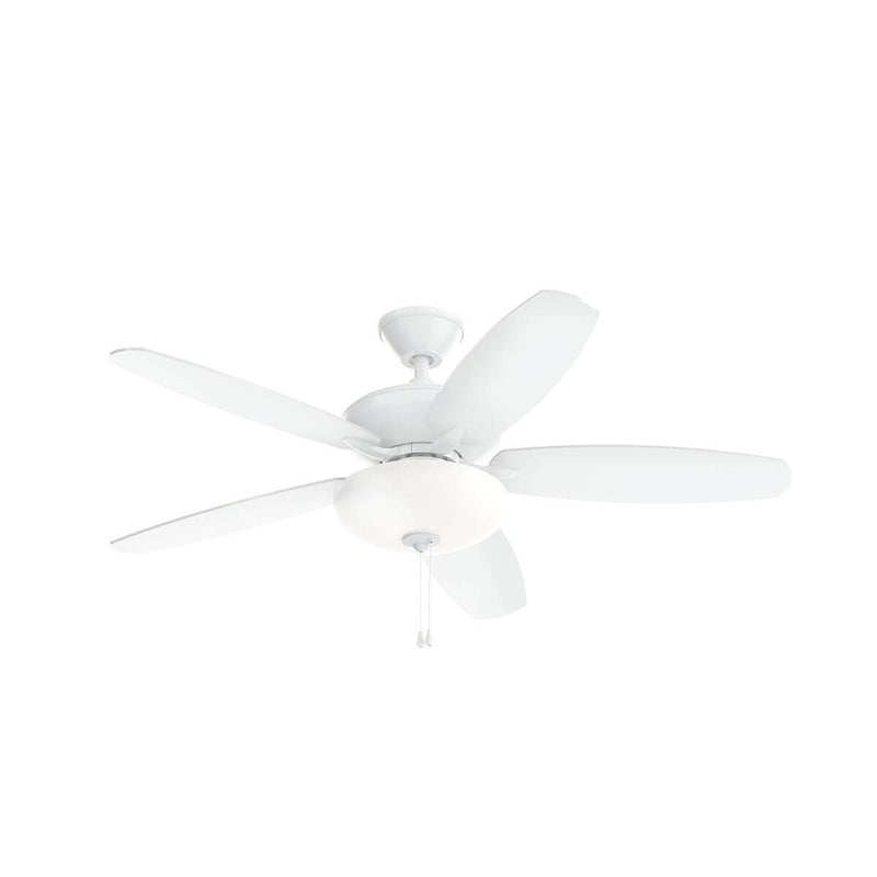 Kichler - 330161MWH - 52``Ceiling Fan - Renew Select - Matte White