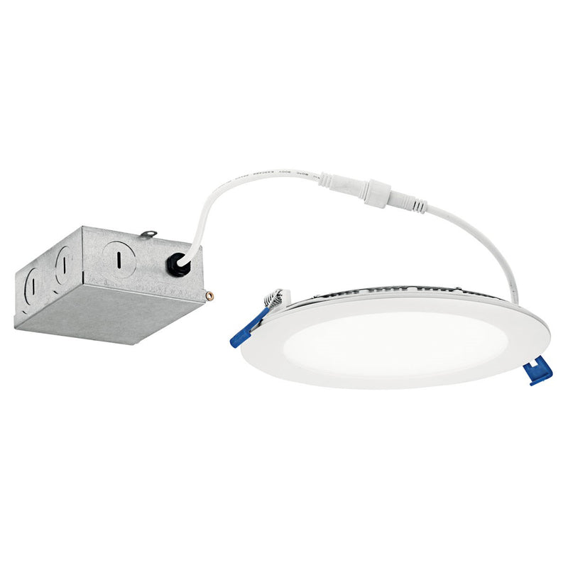 Kichler - DLSL06R2790WHT - LED Slim Downlight - Direct To Ceiling Slim - Textured White