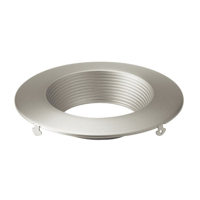 Kichler - DLTRC04RNI - 4in Recessed Downlight Trim - Direct To Ceiling Unv Accessor - Brushed Nickel