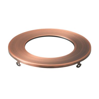 Kichler - DLTSL04RACO - 4in Round Slim Downlight Trim - Direct To Ceiling Unv Accessor - Antique Copper
