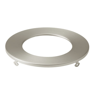 Kichler - DLTSL04RNI - 4in Round Slim Downlight Trim - Direct To Ceiling Unv Accessor - Brushed Nickel