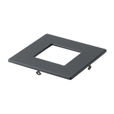 Kichler - DLTSL04SBKT - 4in Square Slim Downlight Trim - Direct To Ceiling Unv Accessor - Textured Black