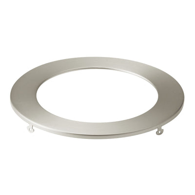 Kichler - DLTSL06RNI - 6in Round Slim Downlight Trim - Direct To Ceiling Unv Accessor - Brushed Nickel