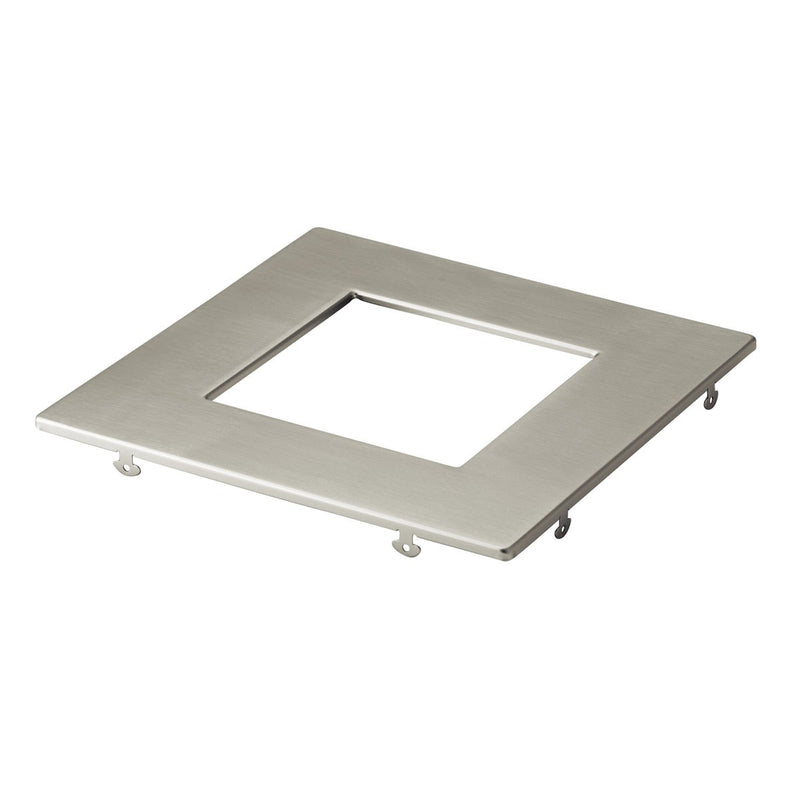 Kichler - DLTSL06SNI - 6in Square Slim Downlight Trim - Direct To Ceiling Unv Accessor - Brushed Nickel