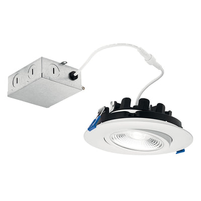 Kichler - DLGM06R2790WHT - LED Gimbal Downlight - Direct To Ceiling Gimble - Textured White