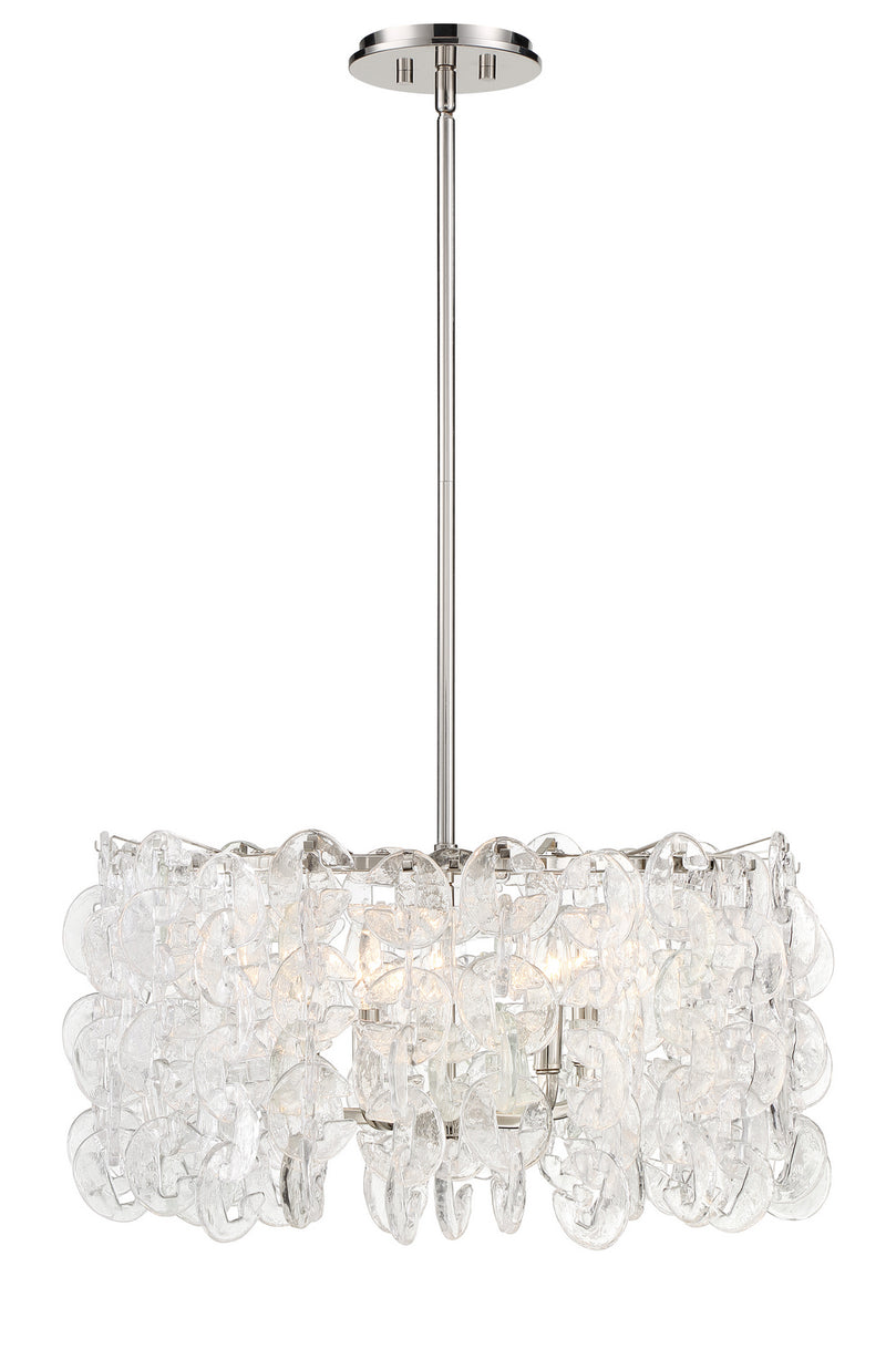 Metropolitan - N7735-613 - Five Light Pendant - Taffinoe - Polished Nickel