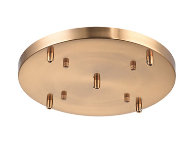 Matteo Lighting - CP0105AG - Ceiling Canopy - Multi Ceiling Canopy (Line Voltage) - Aged Gold Brass