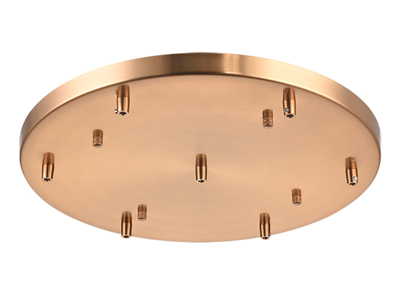 Matteo Lighting - CP0107AG - Ceiling Canopy - Multi Ceiling Canopy (Line Voltage) - Aged Gold Brass