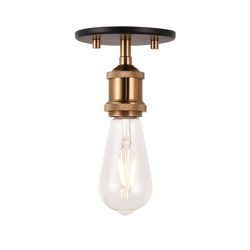 Matteo Lighting - X46100AG - One Light Flush Mount - Bulstrode&