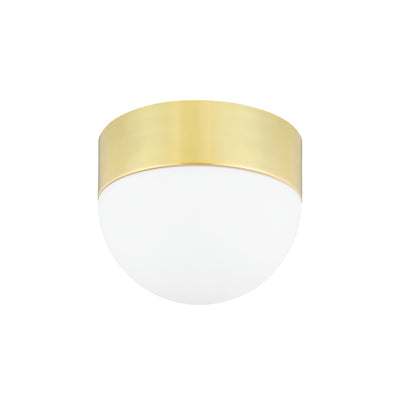 Hudson Valley - 2110-AGB - Two Light Flush Mount - Adams - Aged Brass