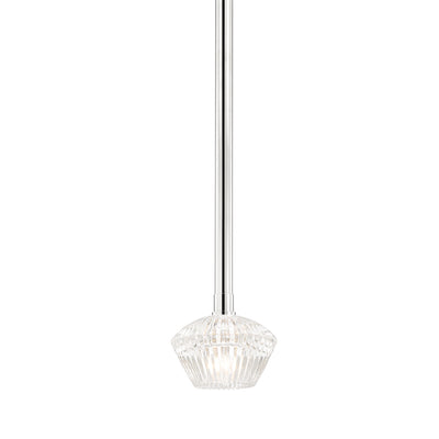 Hudson Valley - 6140-PN - One Light Pendant - Barclay - Polished Nickel