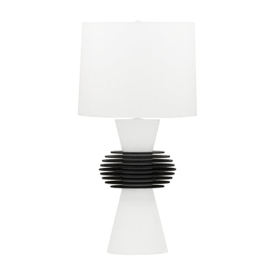 Hudson Valley - L1673-AI/WP - One Light Table Lamp - Astor - Aged Iron/White Plaster