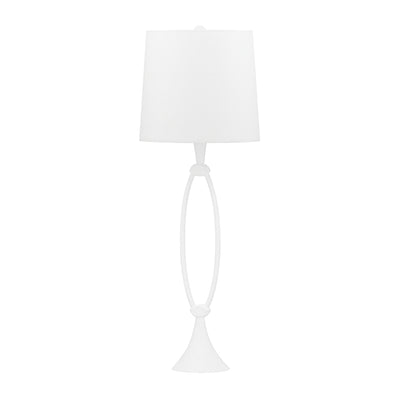 Hudson Valley - L1723-WP - One Light Table Lamp - Conklin - White Plaster