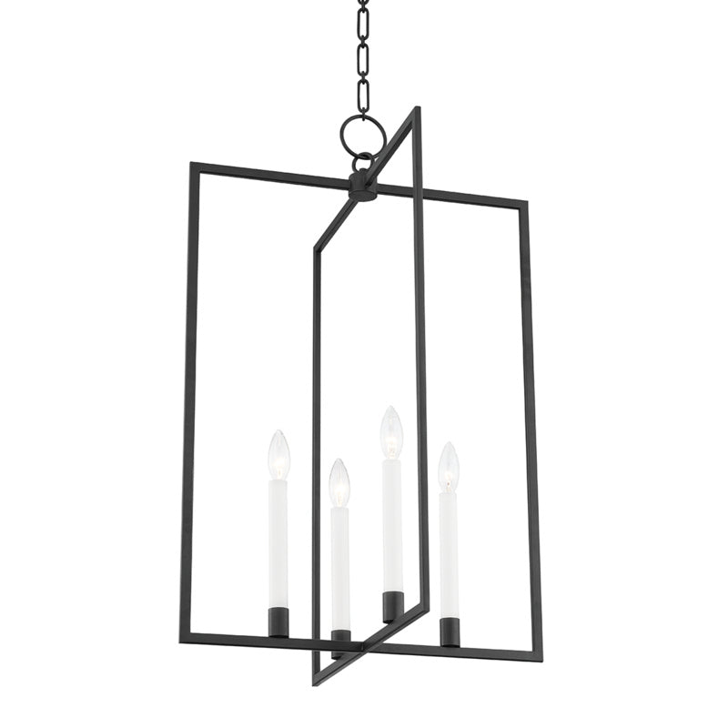 Hudson Valley - MDS422-AI - Four Light Pendant - Middleborough - Aged Iron