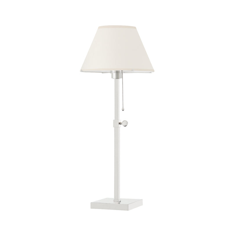 Hudson Valley - MDSL132-PN - One Light Table Lamp - Leeds - Polished Nickel