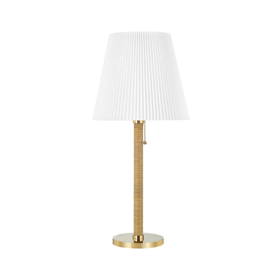 Hudson Valley - MDSL513-AGB - One Light Table Lamp - Dorset - Aged Brass