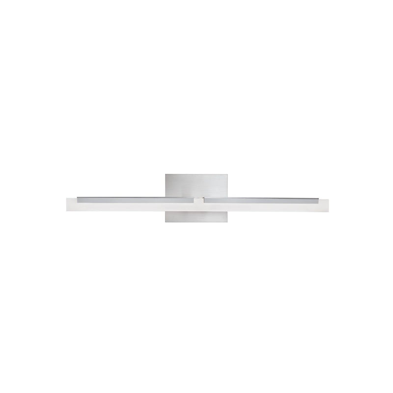 Norwell Lighting - 8146-BN-FA - LED Wall Sconce - Double L - Brushed Nickel