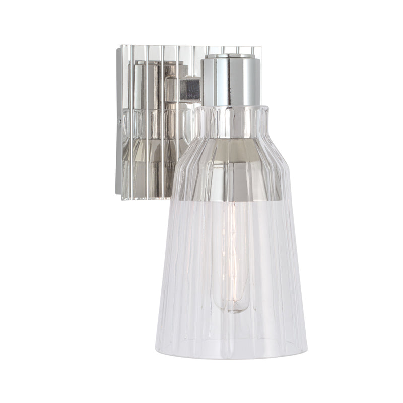 Norwell Lighting - 8157-PN-CL - One Light Wall Sconce - Carnival - Polished Nickel