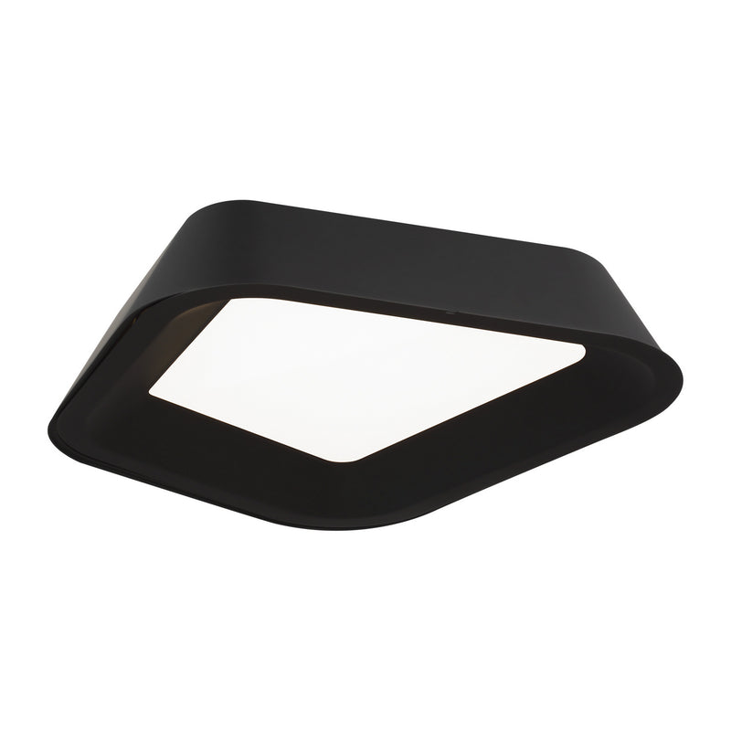 Visual Comfort Modern - 700FMRHNSB-LED930 - LED Flush Mount - Rhonan - Nightshade Black