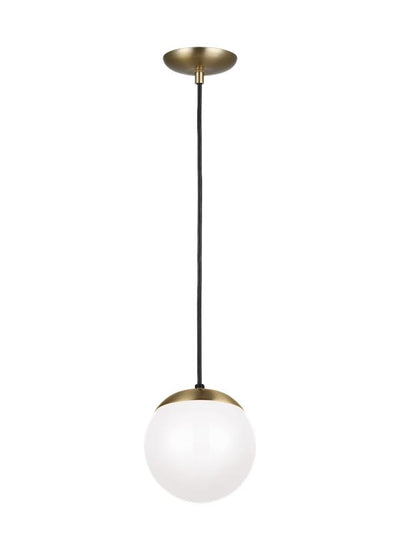 Visual Comfort Studio - 6018EN3-848 - One Light Pendant - Leo - Hanging Globe - Satin Brass