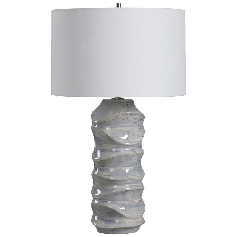 Uttermost - 28467 - One Light Table Lamp - Waves - Cobalt Blue