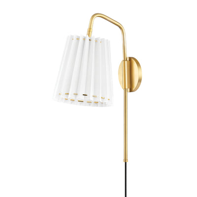 Mitzi - HL476101-AGB - One Light Wall Sconce - Demi - Aged Brass