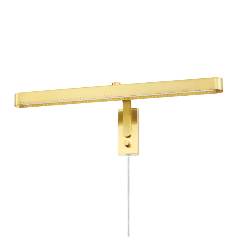 Mitzi - HL563202-AGB - LED Picture Light - Julissa - Aged Brass