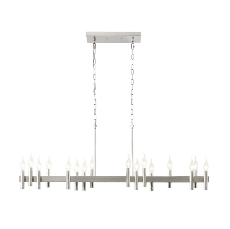 Varaluz - 357N16SN - 16 Light Linear Pendant - Collette - Satin Nickel