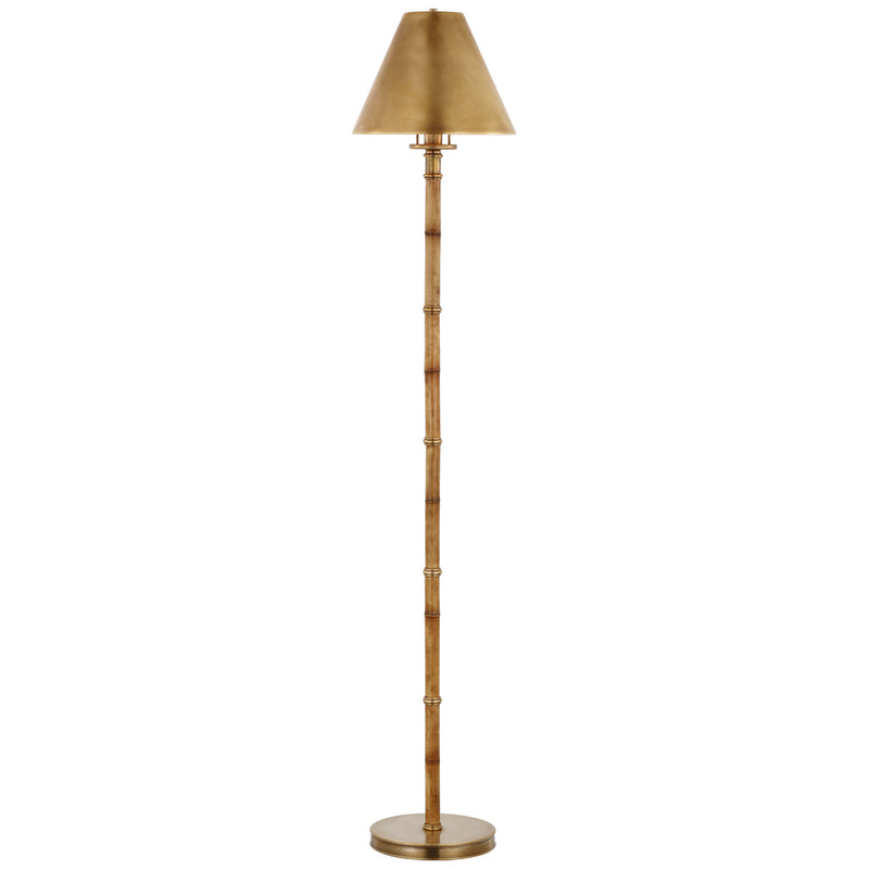 Ralph Lauren - RL 1680WB/NB-NB - LED Floor Lamp - Dalfern - Waxed Bamboo and Natural Brass