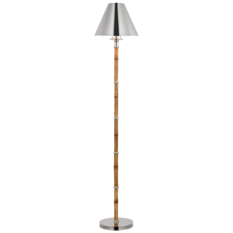Ralph Lauren - RL 1680WB/PN-PN - LED Floor Lamp - Dalfern - Waxed Bamboo and Polished Nickel