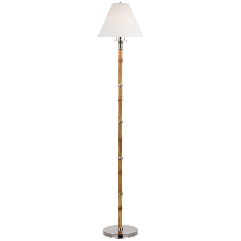Ralph Lauren - RL 1680WB/PN-WP - LED Floor Lamp - Dalfern - Waxed Bamboo and Polished Nickel