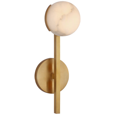 Visual Comfort Signature - KW 2620AB-ALB - LED Wall Sconce - Pedra - Antique-Burnished Brass