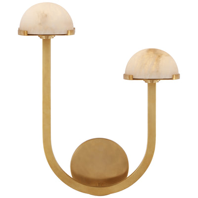 Visual Comfort Signature - KW 2623AB-ALB - LED Wall Sconce - Pedra - Antique-Burnished Brass