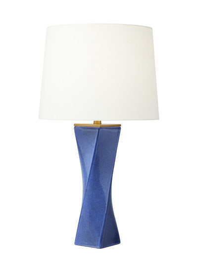 Visual Comfort Studio - CT1211FRB1 - One Light Table Lamp - Lagos - Frosted Blue