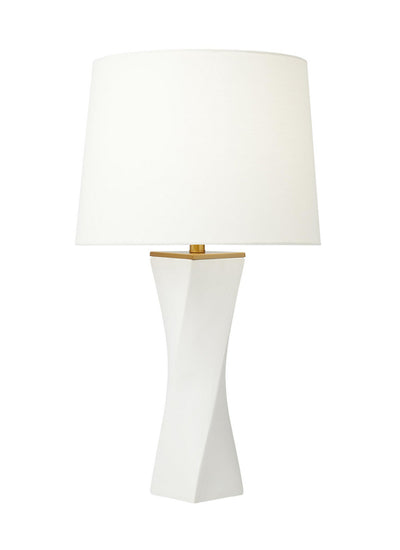 Visual Comfort Studio - CT1211WL1 - One Light Table Lamp - Lagos - White Leather