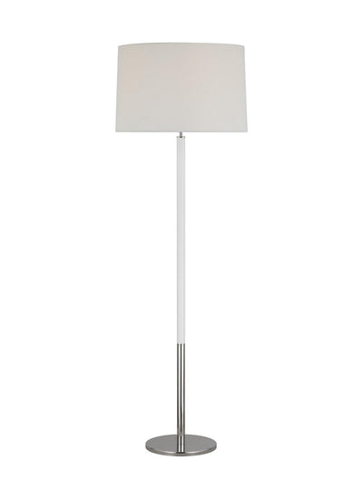 Visual Comfort Studio - KST1051PNGW1 - One Light Floor Lamp - Monroe - Polished Nickel