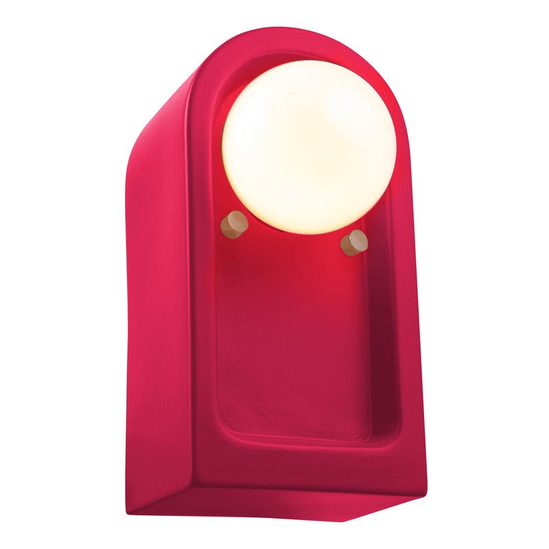 Justice Designs - CER-3010-CRSE - One Light Wall Sconce - Ambiance Collection - Cerise
