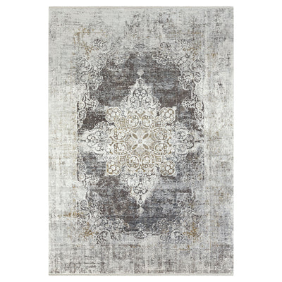 Uttermost - 71509-9 - Rug - Poneto - White, Gray, Charcoal, Saffron