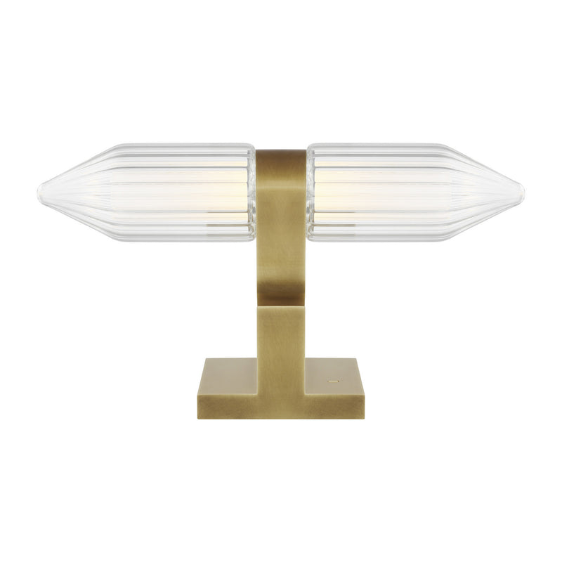 Visual Comfort Modern - 700PRTLGSN8BR-LED927 - LED Table Lamp - Langston - Plated Brass