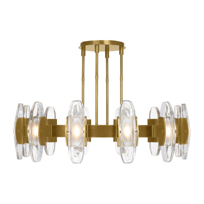 Visual Comfort Modern - 700WYT12BR-LED927 - LED Chandelier - Wythe - Plated Brass