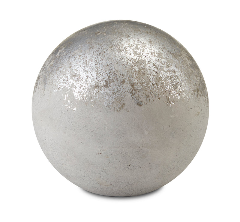 Currey and Company - 1200-0472 - Sphere - Gray/Silver