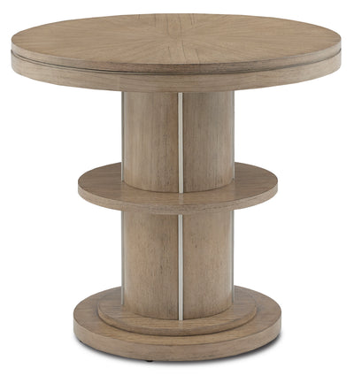 Currey and Company - 3000-0140 - Entry Table - Tuban - Light Wheat/Ivory