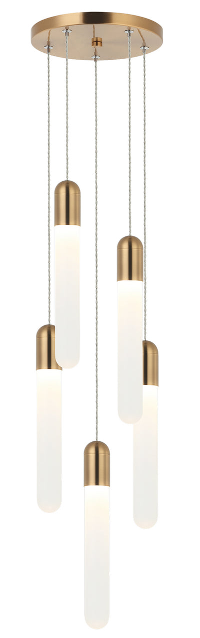 Matteo Lighting - C65805AG - Pendant - Aydin - Aged Gold Brass