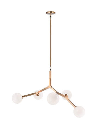 Matteo Lighting - C81515AGOP - Pendant - Rami - Aged Gold Brass