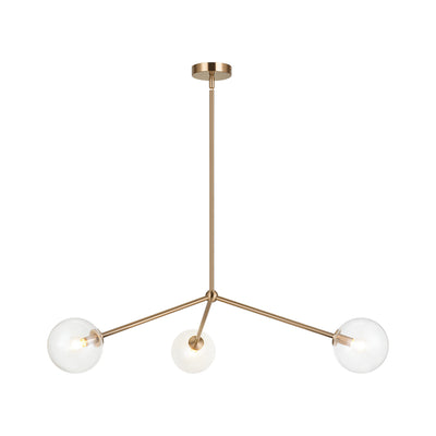 Matteo Lighting - C81703AGCL - Pendant - Novo - Aged Gold Brass