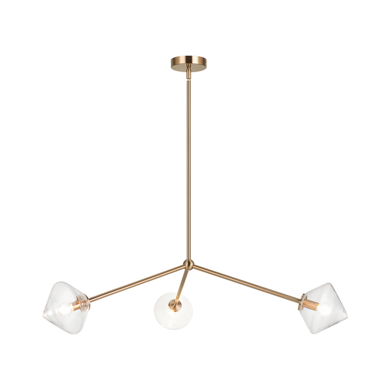 Matteo Lighting - C81743AGCL - Pendant - Novo - Aged Gold Brass